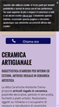 Mobile Screenshot of ceramicheartistichetorino.com